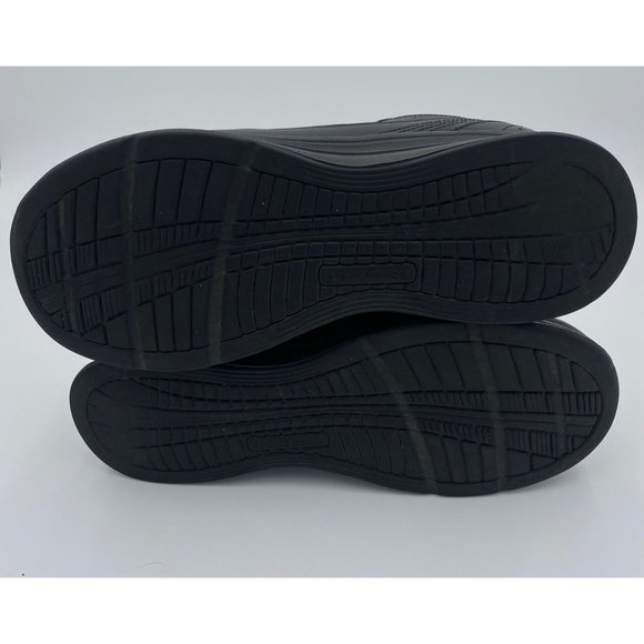 New Balance MW577 Size 12 Black Leather Lace Up Walking Comfort Shoe - Picture 10 of 13